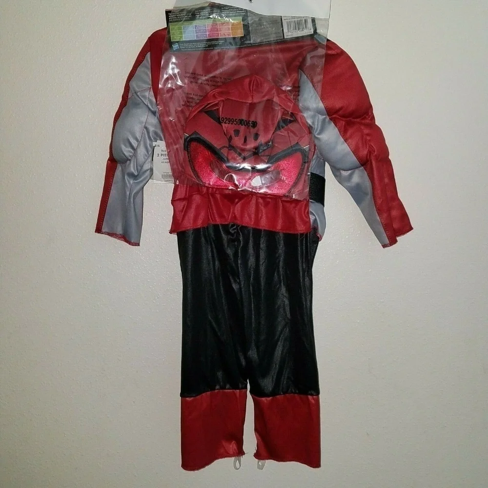 NEW Red Ranger Saban's Power Ranger Beast Morphers Halloween Costume 2T Toddler